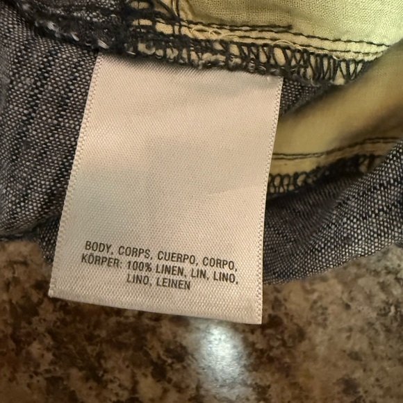 Anthropologie Hei Hei Linen Cropped Pants XXS - Picture 5 of 7